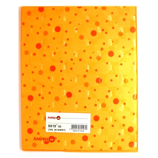 Amigo Notebook 80 Sheet Orange Amigo Notebook 80 Sheet Orange