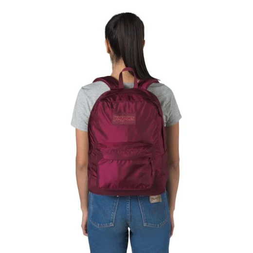 JanSport Mono Superbreak Backpack, Russet Red - جان سبورت - Image 4
