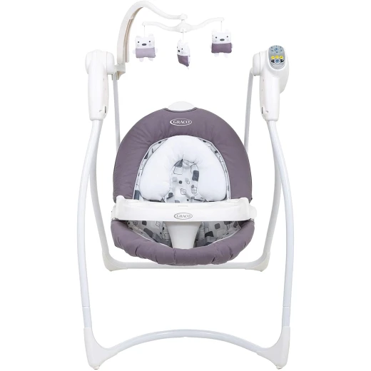 GRACO Lovin Hug Swing W/Plug  Block Party - جراكو - Image 2