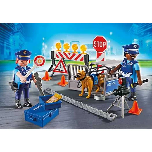Playmobil  Police Roadblock For Children - بلاي موبيل - Image 2