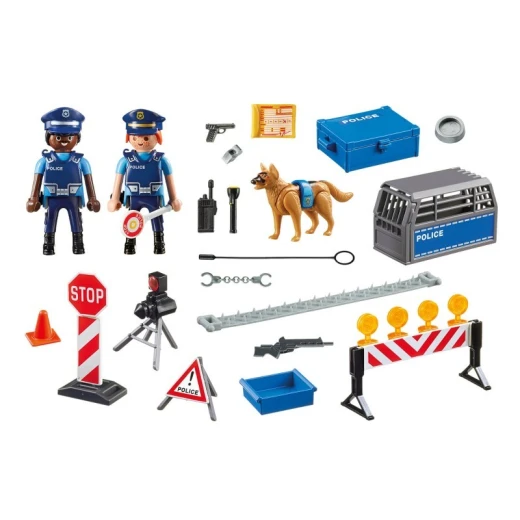 Playmobil  Police Roadblock For Children - بلاي موبيل - Image 3