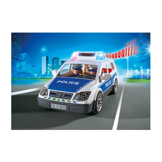 Playmobil Squad Car With Lights And Sound For Children - بلاي موبيل - Image 2
