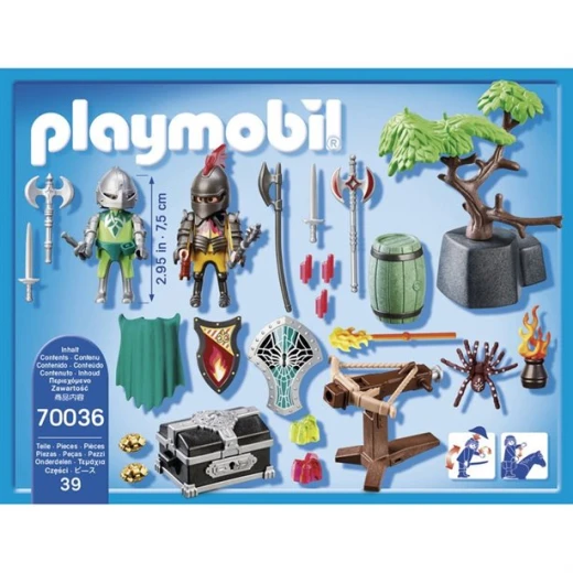 Playmobil Starterpack Knight's Treasure Battle 39 Pcs For Children - بلاي موبيل - Image 3