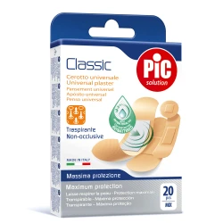 Classic Mix Antibacterial Fabric Plasters – 20 Assorted