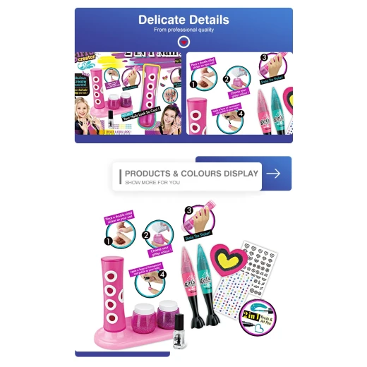 لعبة تجميل الأظافر 2 في واحد للبنات - Image 3