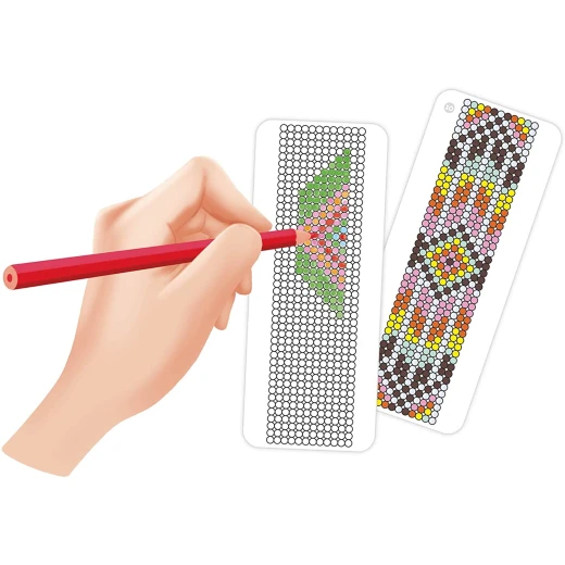 Buki BeTeens Girls Beading Loom Kit with Clasps, Seed Beads, Patterns - بوكي - Image 3