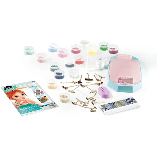 Buki BeTeens Girls Beading Loom Kit with Clasps, Seed Beads, Patterns - بوكي - Image 2