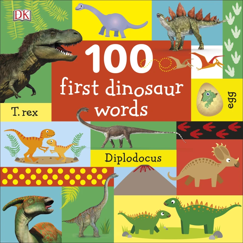 كتاب كلمات ديناصور للأطفال