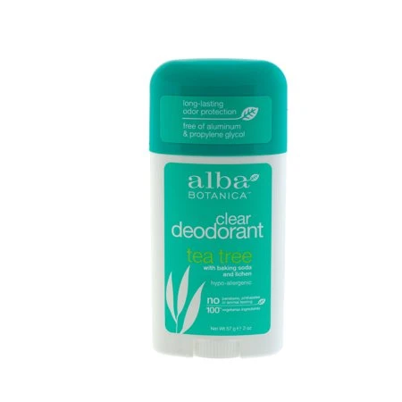 Alba Botanica Tea Tree Clear Deodorant, 2 oz. Alba Botanica Tea Tree Clear Deodorant, 2 oz.