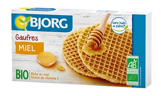 Bjorg Waffles Honey Filling, 175 g - بي جورج