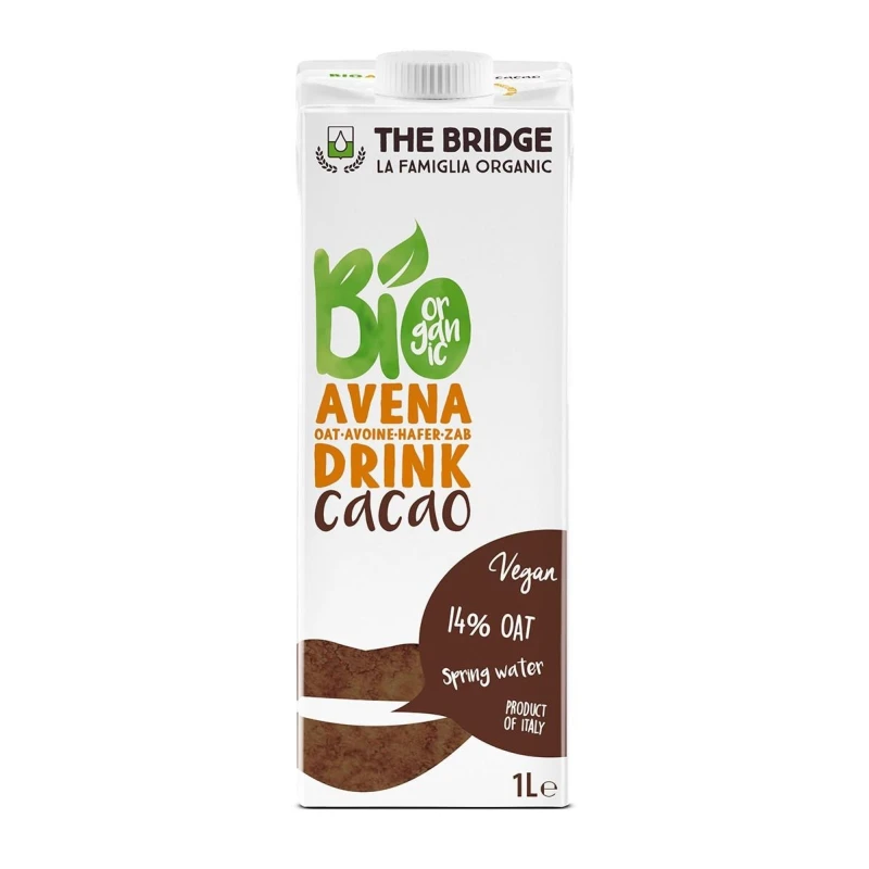 The Bridge Bio Organic Avena Drink Cacao 1L, Organic - ذا بريدج بيو