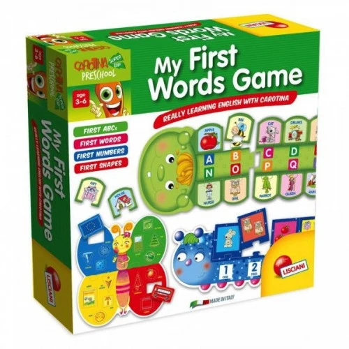 Lisciani Carotina Plus My First Words Game - ليشياني