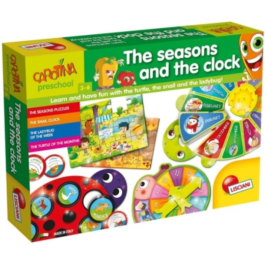 Lisciani Carotina Maxi The Seasons And The Clock Lisciani Carotina Maxi The Seasons And The Clock