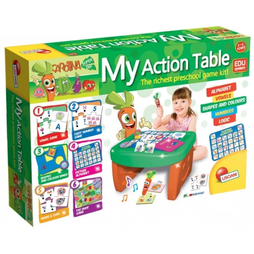 Lisciani Edusystem Carotina My Action Table Lisciani Edusystem Carotina My Action Table