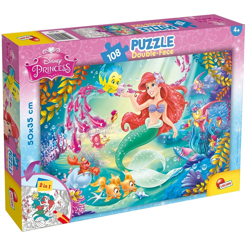 Liscaani Kids Puzzle The Little Mermaid - ليشياني