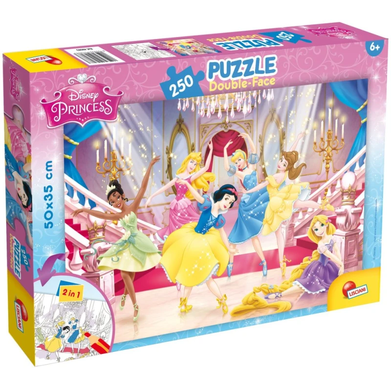Lisciani Double-sided puzzle 250 Princesses - ليشياني