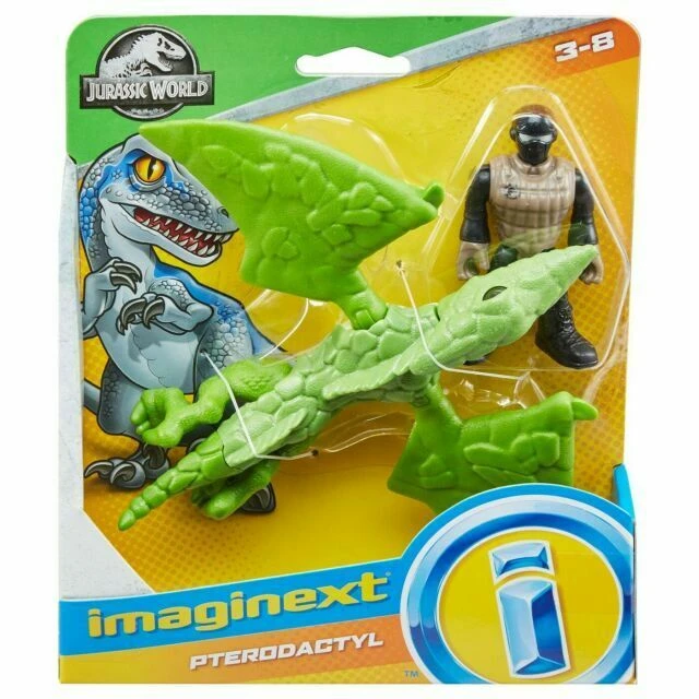 Mattel Jurassic World Pterodactyl Dinosaur Swoopgrab Containment Agent Figure - جوراسك ورلد
