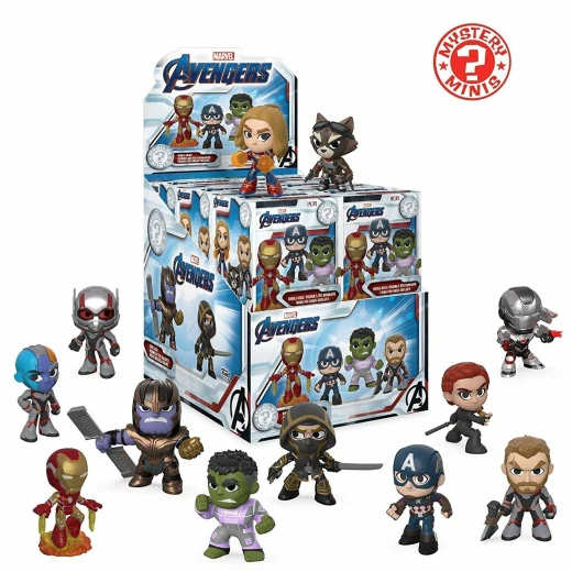 Funko Marvel Avengers Endgame Mystery Minis, 1 Box, Random Selection