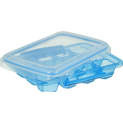 Sistema Klip It Accents Ice Cube Tray With Lid 12 Cubes, Blue - سيستما - Image 2