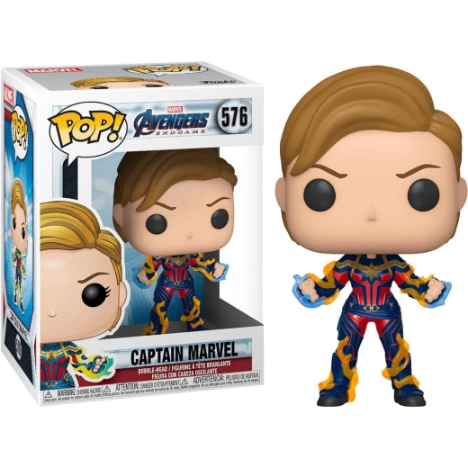 Funko Pop! Marvel: Endgame - Captain Marvel w/New Hair Funko Pop! Marvel: Endgame - Captain Marvel w/New Hair