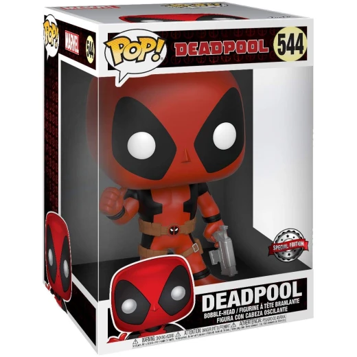 Funko Pop! Marvel: Deadpool- 10" Deadpool ThumbsUp (RD) (Exc) Funko Pop! Marvel: Deadpool- 10" Deadpool ThumbsUp (RD) (Exc)