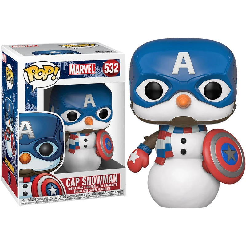 Funko Pop! Marvel: Holiday - Capt America - فانكو