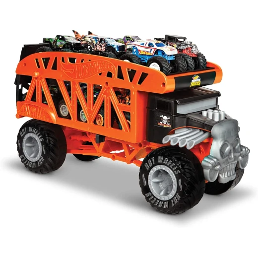 Hot Wheels Monster Trucks Transporter, from 3 years - هوت ويلز - Image 2