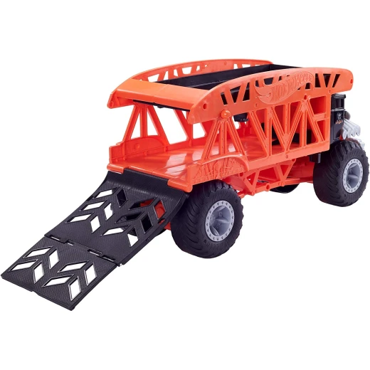 Hot Wheels Monster Trucks Transporter, from 3 years - هوت ويلز - Image 6