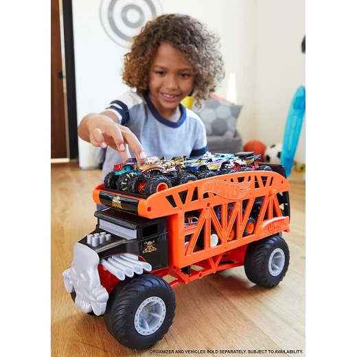 Hot Wheels Monster Trucks Transporter, from 3 years - هوت ويلز - Image 3