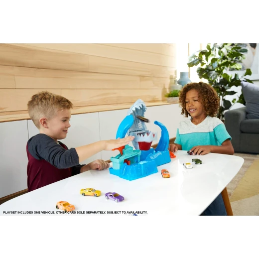 Hot Wheels  Robo Shark Frenzy Play Set - هوت ويلز - Image 4