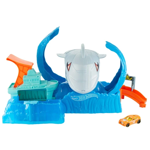 Hot Wheels  Robo Shark Frenzy Play Set - هوت ويلز - Image 3