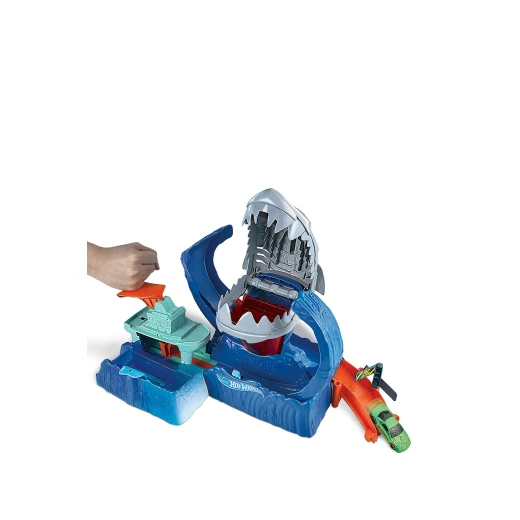Hot Wheels  Robo Shark Frenzy Play Set - هوت ويلز - Image 2