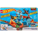 Hot Wheels Jet Jump Airport Track Play Set Motorized Jet Action 1 Vehicle Included - هوت ويلز