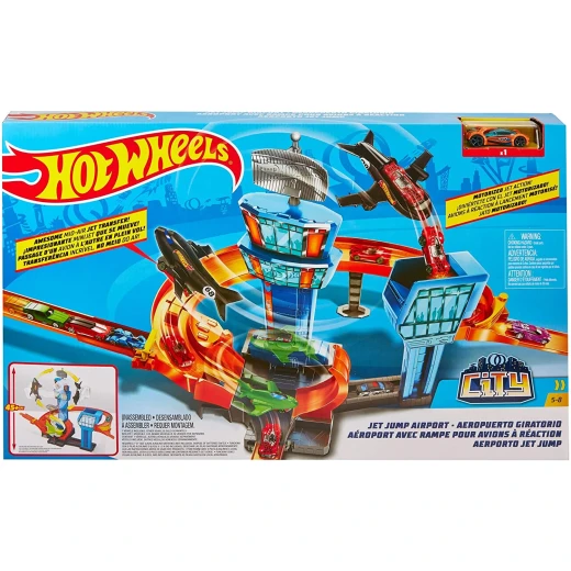 Hot Wheels Jet Jump Airport Track Play Set Motorized Jet Action 1 Vehicle Included Hot Wheels Jet Jump Airport Track Play Set Motorized Jet Action 1 Vehicle Included