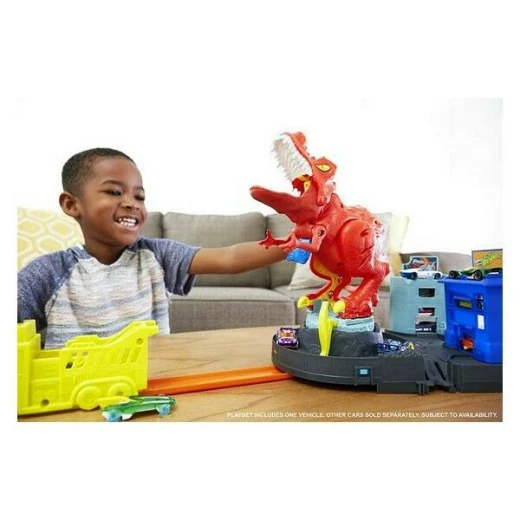 Hot Wheels T-Rex Rampage Play Set - هوت ويلز - Image 4