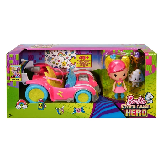 Barbie Video Game Hero Vehicle & Figure Play Set Barbie Video Game Hero Vehicle & Figure Play Set