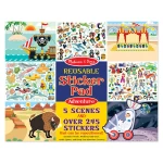 Melissa & Doug Reusable Sticker Pad - Adventure Pad - Melissa &amp; Doug