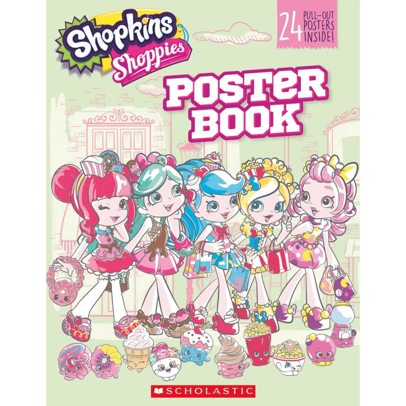 Pullout Poster Book Shopkins Shoppies - سكولاستيك