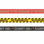 Amscan - Hollywood Glossy Plastic Party Tape Decoration 3 Piece Multi Color - أمسكان