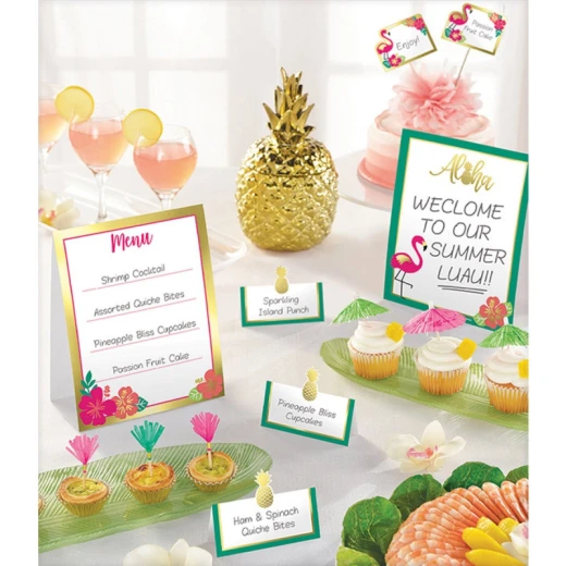 Amscan - Hawaiian Luau Aloha Buffets Decorating Kit (12 pc) Birthday Party Supplies Cards Amscan - Hawaiian Luau Aloha Buffets Decorating Kit (12 pc) Birthday Party Supplies Cards