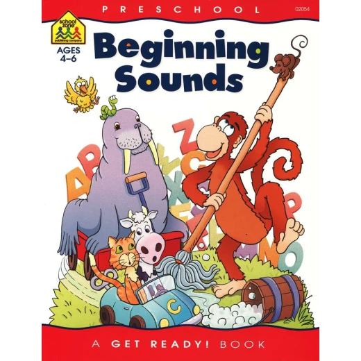 School Zone Beginning Sounds, 32 pages School Zone Beginning Sounds, 32 pages