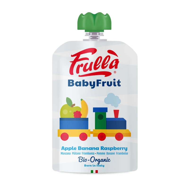 Natura Nuova Organic Apple, Banana & Raspberry, 100 g - ناتشورا نوفا