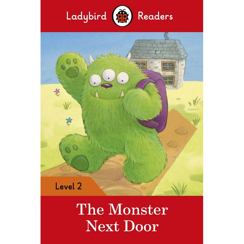 Ladybird Readers Level 2 - The Monster Next Door - كتب ليدي بيرد