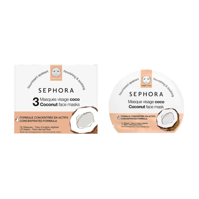 Sephora Collection Care Set Coconut Face Mask - سيفورا
