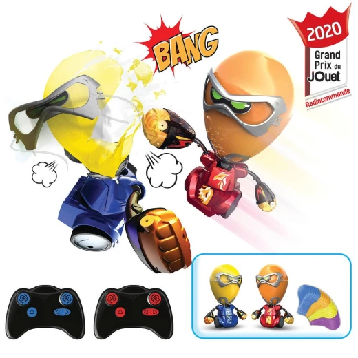 Silverlit Balloon Puncher Robo Kombat Twin Pack - سيلفر ليت - Image 2