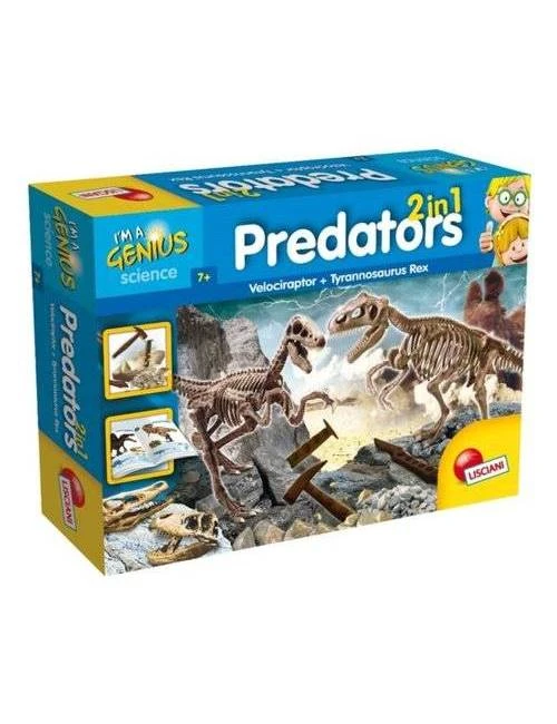 Lisciani I'm A Genius Predators 2 In 1 - ليشياني