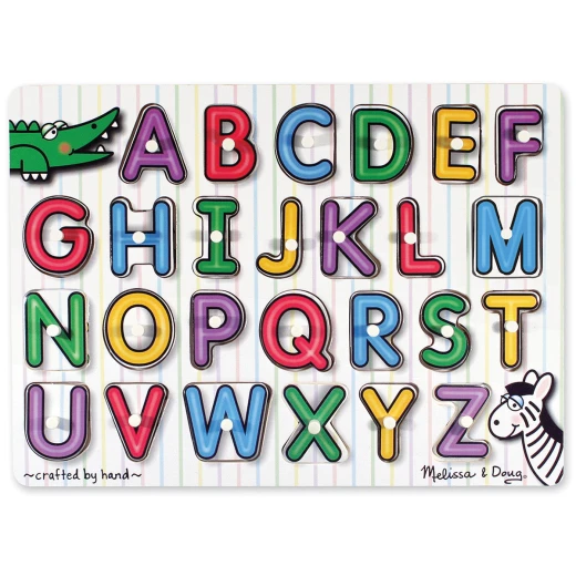 Melissa & Doug See - Inside Alphabet Peg Puzzle Melissa & Doug See - Inside Alphabet Peg Puzzle