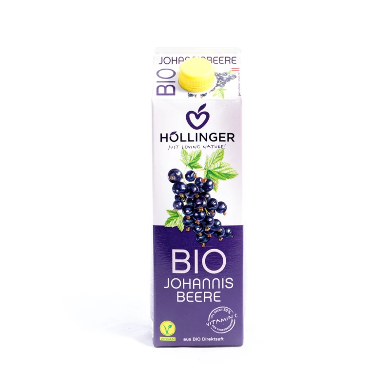 Hollinger Bio Organic Blackcurrant Juice 1L - ذا بريدج بيو