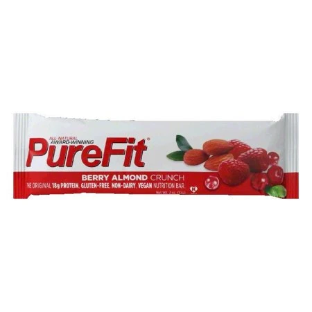 PureFit Berry Almond Crunch Premium Nutrition Bars, 15 Count | 18G Protein PureFit Berry Almond Crunch Premium Nutrition Bars, 15 Count | 18G Protein