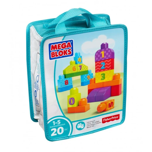 Mega Bloks Build and Learn to Count Bag - ميجا بلوكس - Image 4
